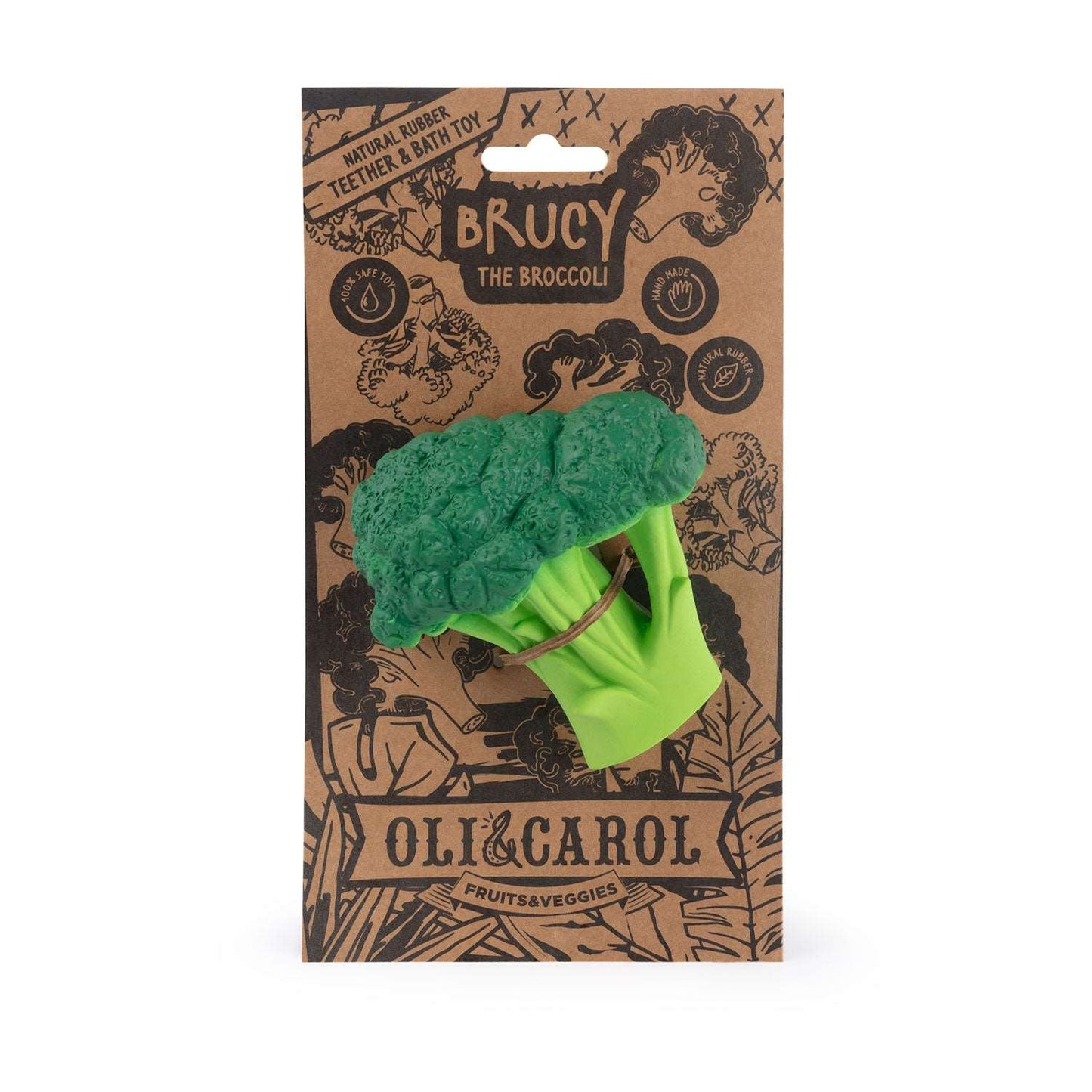 Brucy il Broccolo - Massaggiagengive per Neonati 0+ mesi