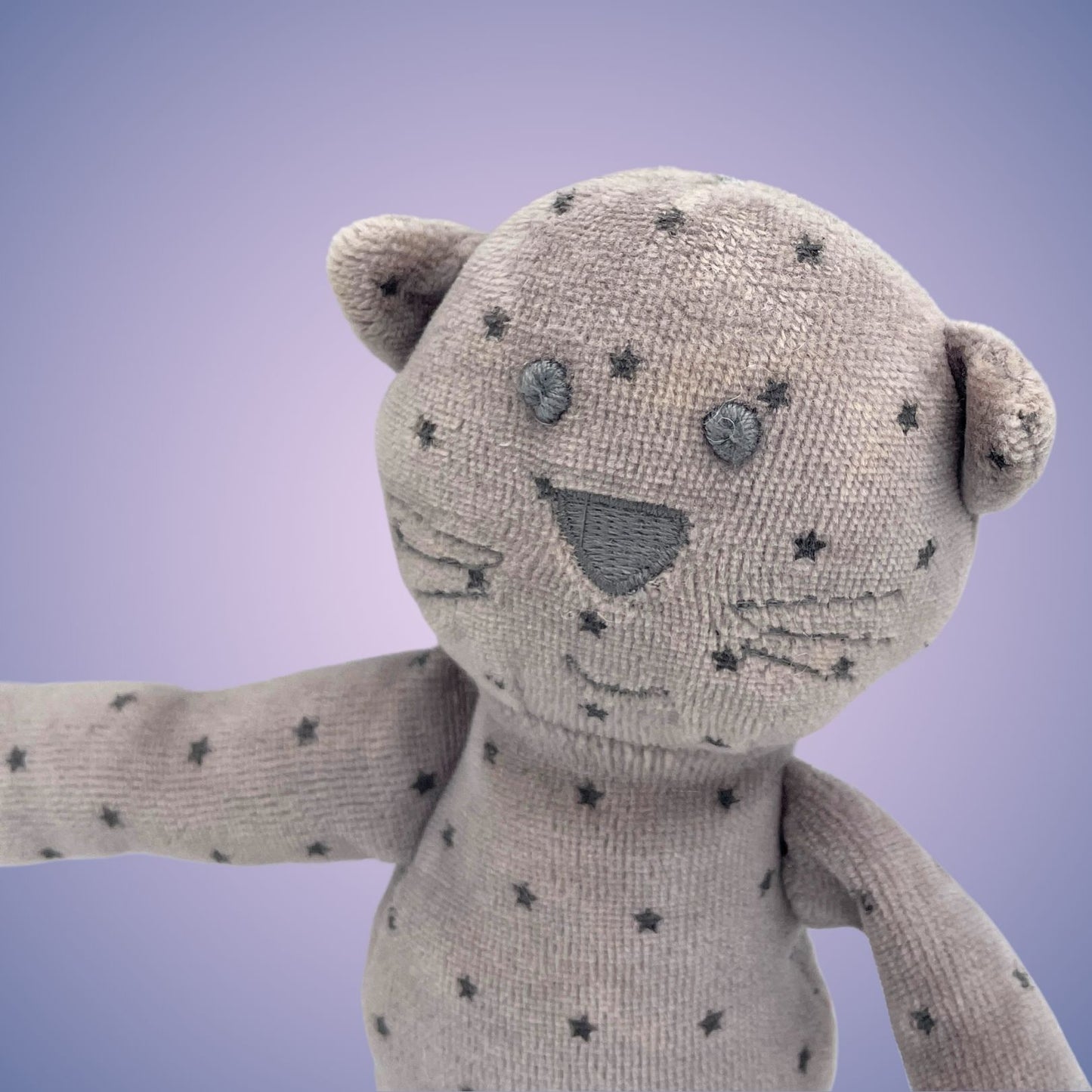 Doudou Gatto Stelle - Peluche in Velluto 0m+