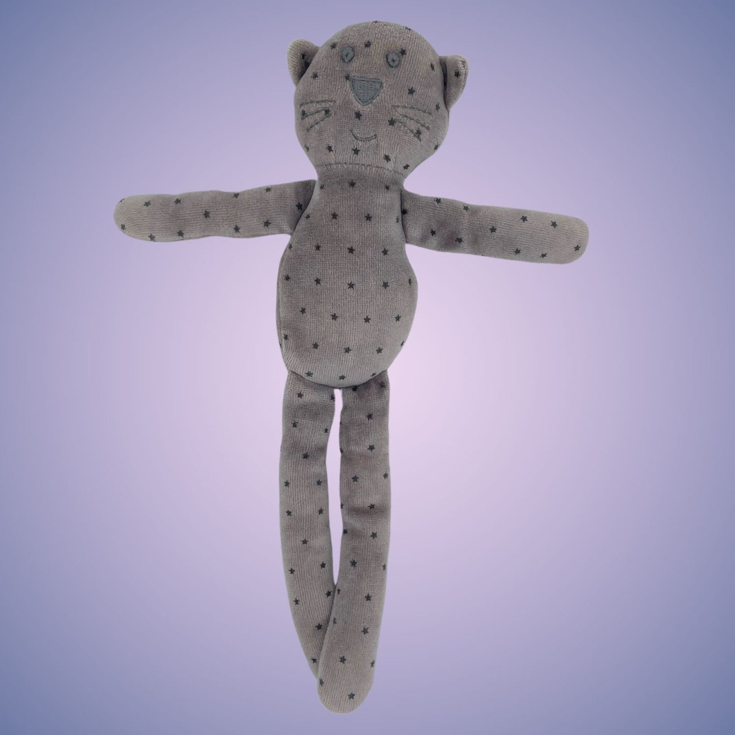 Doudou Gatto Stelle - Peluche in Velluto 0m+