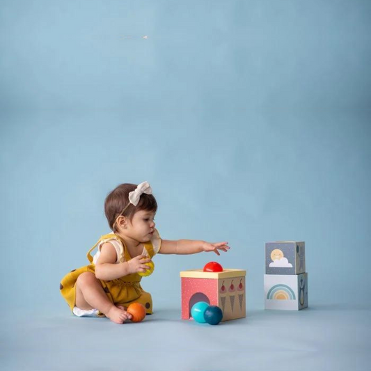 Ball Drop | Box impilabili con coperchio e palline