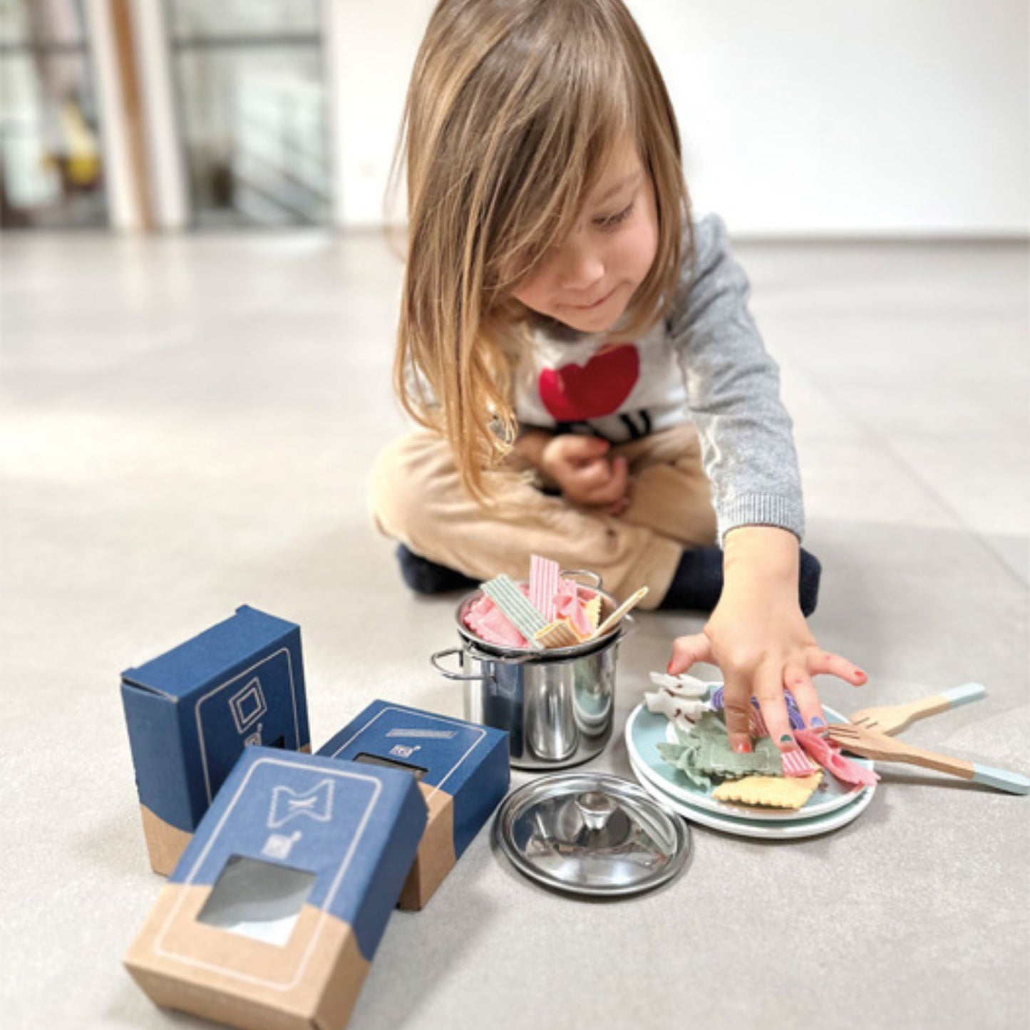 Wooden Pasta Cooking Set | Kitchen Accessories | Role Playing Games