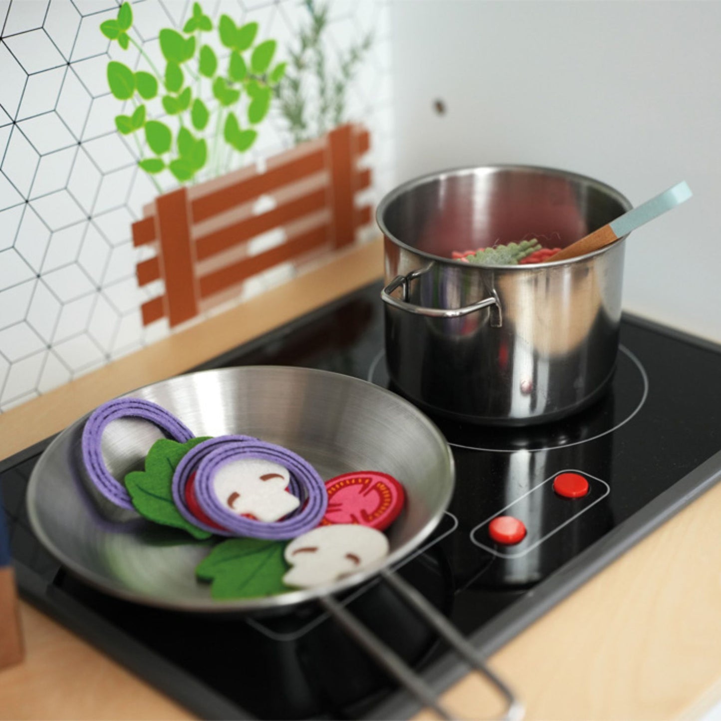 Wooden Pasta Cooking Set | Kitchen Accessories | Role Playing Games