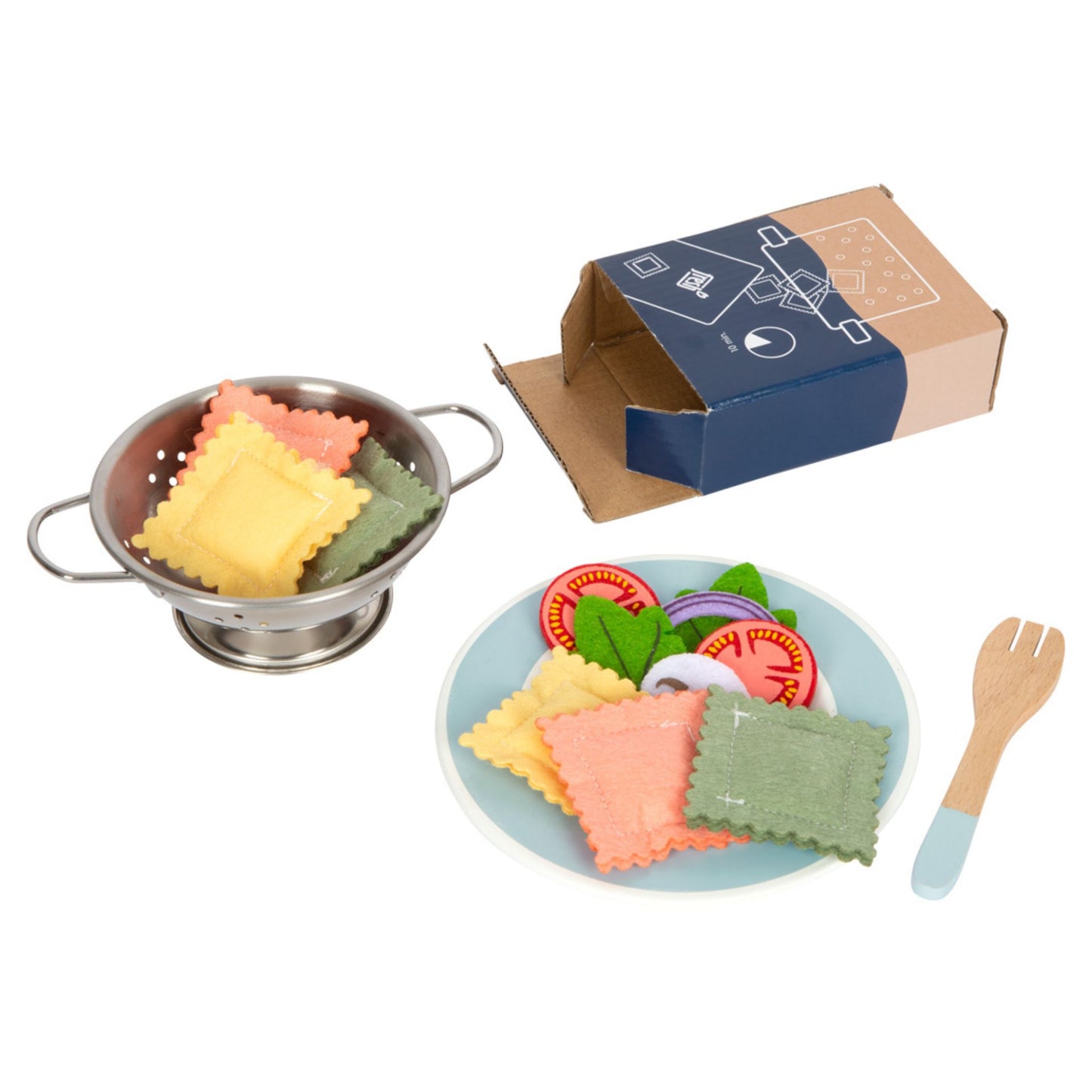 Wooden Pasta Cooking Set | Kitchen Accessories | Role Playing Games