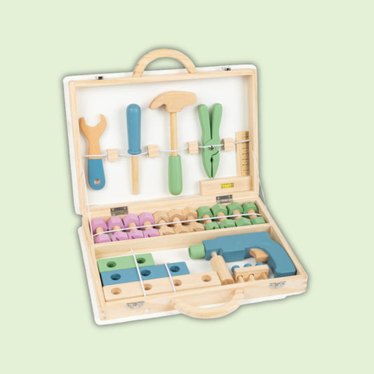 Cassetta degli attrezzi "Nordic" in legno | Pretend Play
