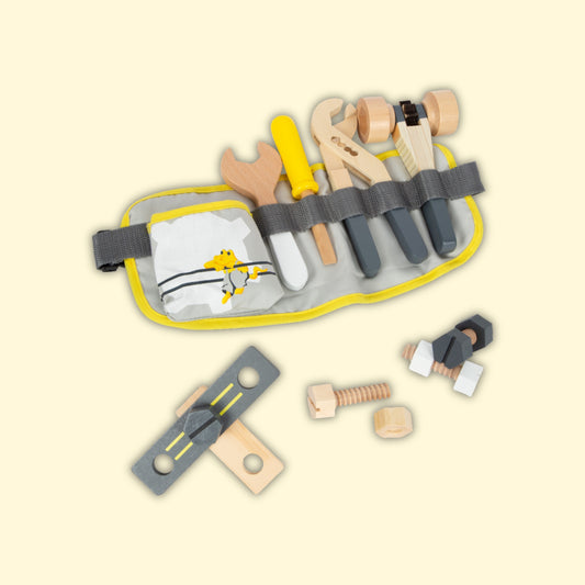 Cintura con attrezzi "Miniwob" in legno | Pretend Play