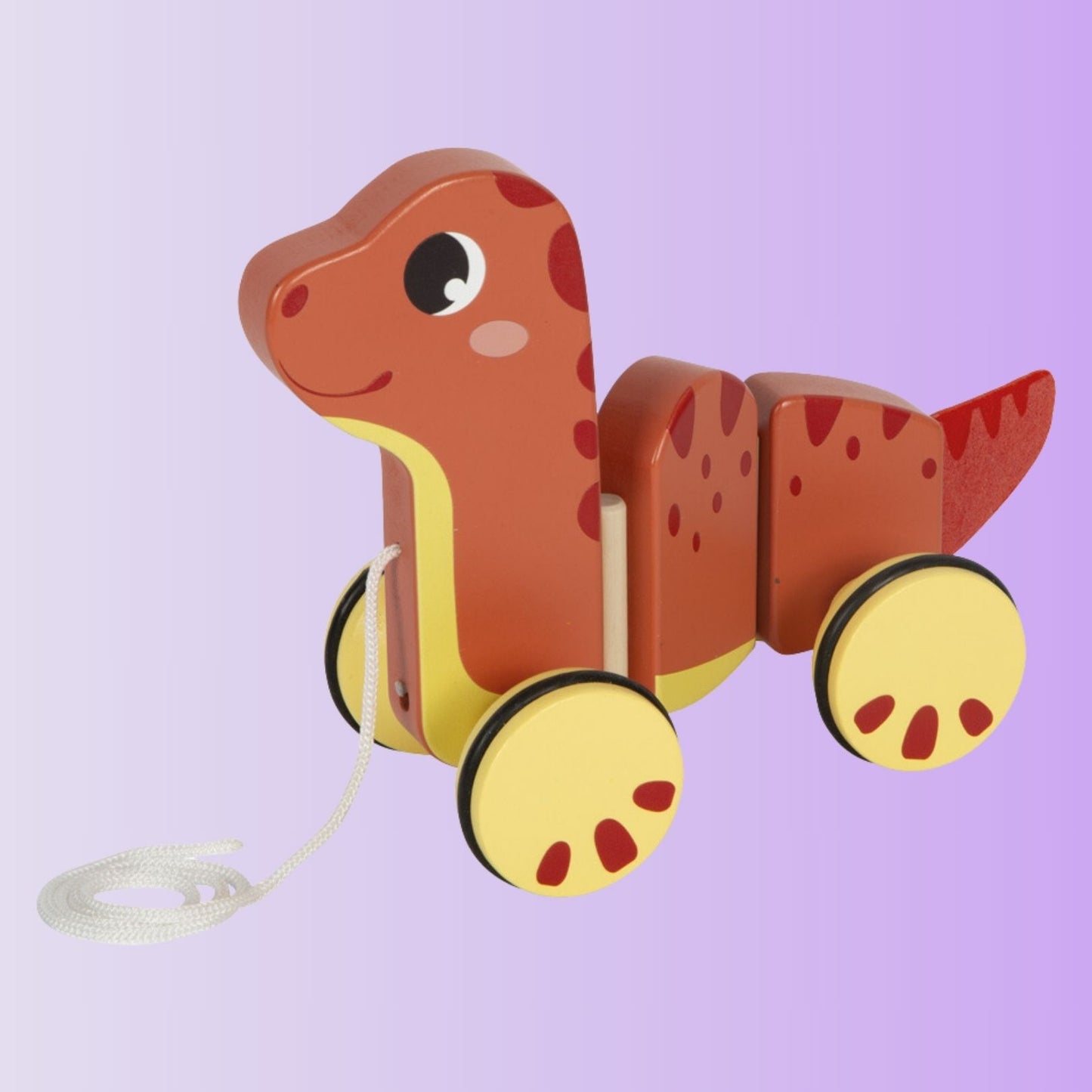 Dinosauro Trainabile - Gioco di Movimento in Legno 12m+