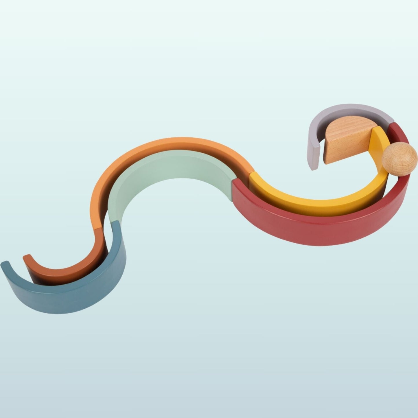 Arcobaleno Safari - Gioco Montessori in Legno 12m+