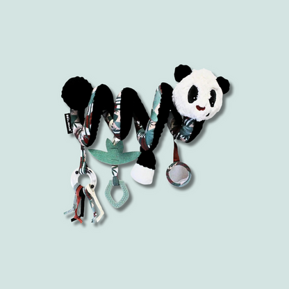 Sensory spiral Rototos the Panda | Filling in recycled material