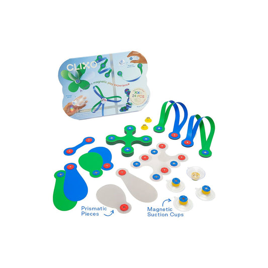 Grip and Stick - 24 Pezzi - Gioco Magnetico STEAM